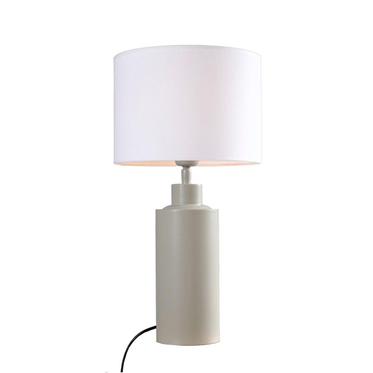 PR Home 4163218-FR01 Tischleuchte Solo Beige Matt Stoffschirm Wei� 55cm