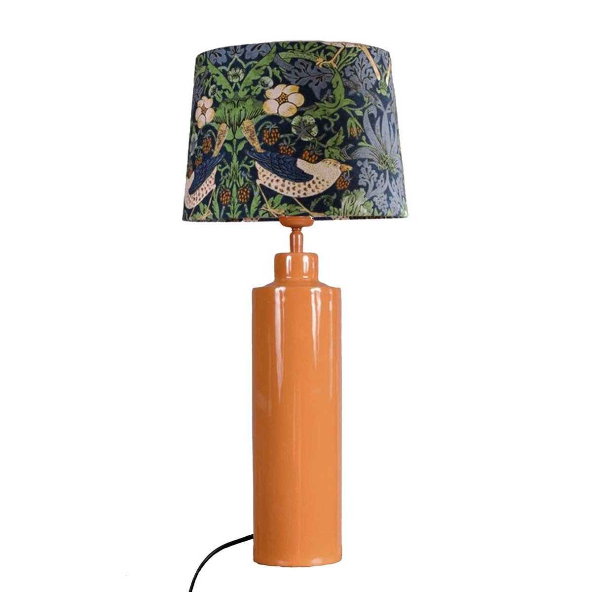 PR Home 4164434-008 Tischleuchte Solo Orange Stoffschirm Bunt 58cm