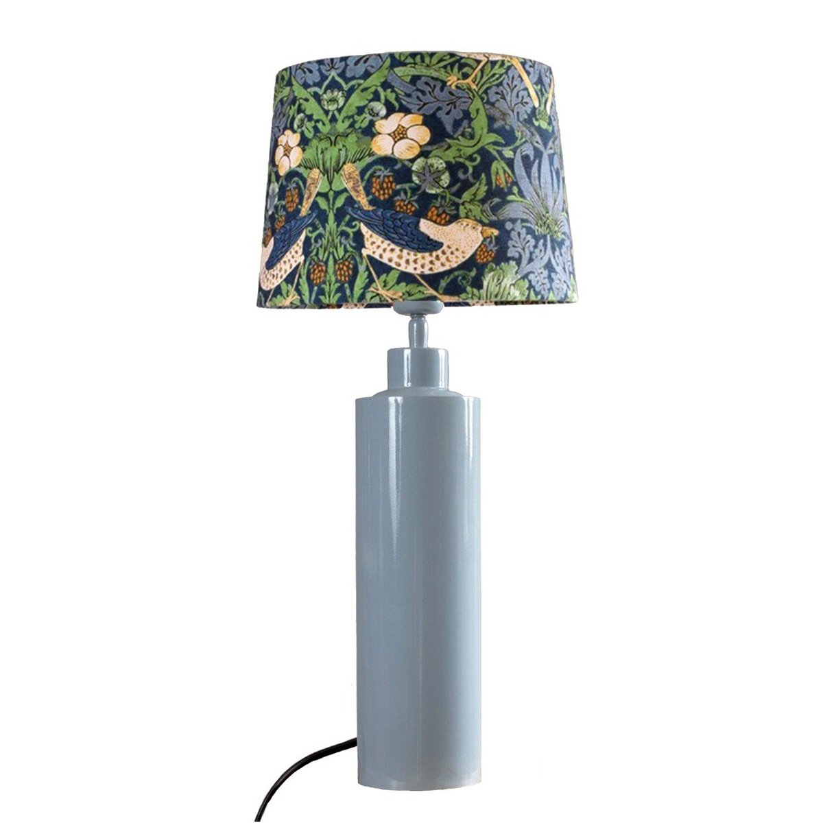PR Home 4164482-008 Tischleuchte Solo Denim Stoffschirm Bunt 58cm