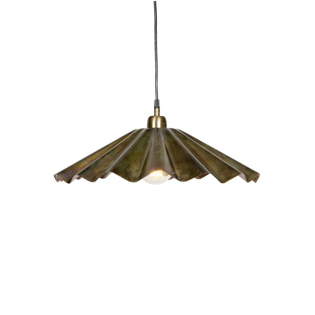 PR Home 4374902 Pendelleuchte Aira �l Messing Optik 49cm