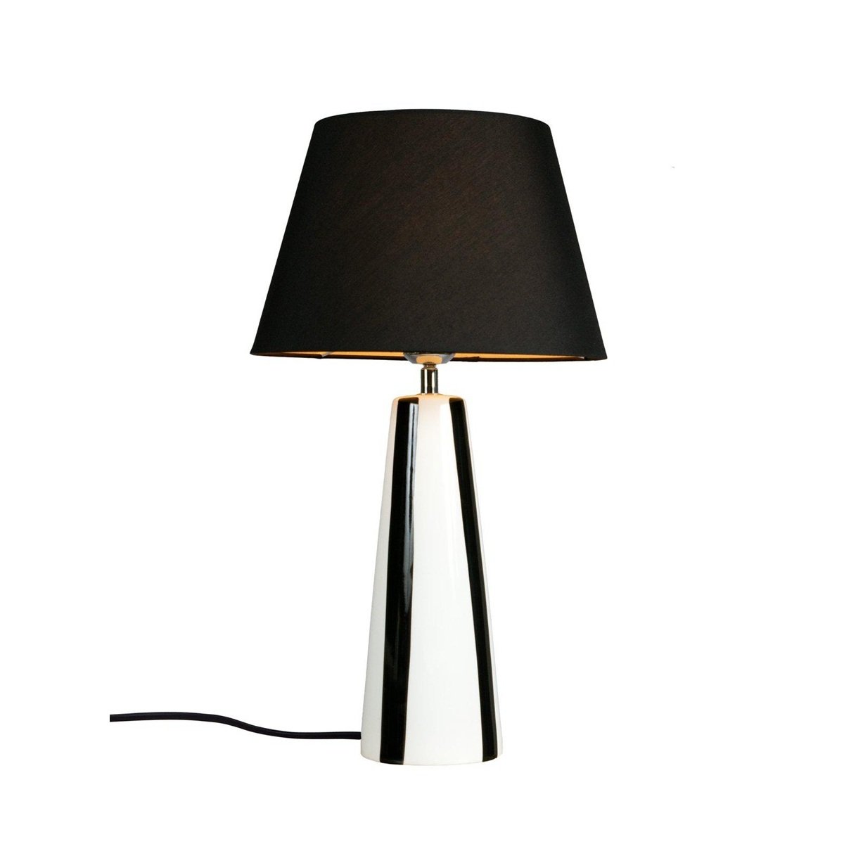 PR Home 501-054-191 Tischleuchte Leya Schwarz Wei� 54cm