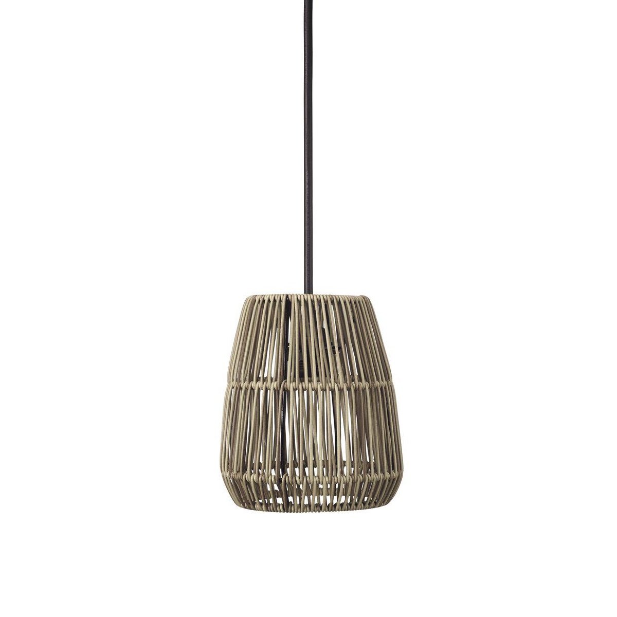 PR Home 6018-2503 Saigon Outdoor Pendelleuchte Polyrattan grau 18cm