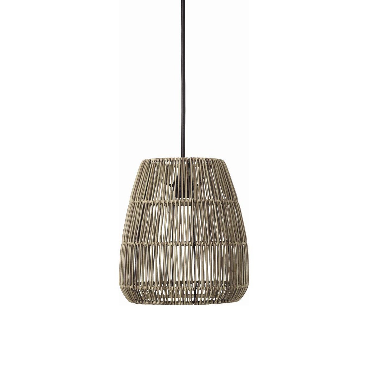 PR Home 6028-2503 Saigon Outdoor Pendelleuchte Polyrattan grau 28cm