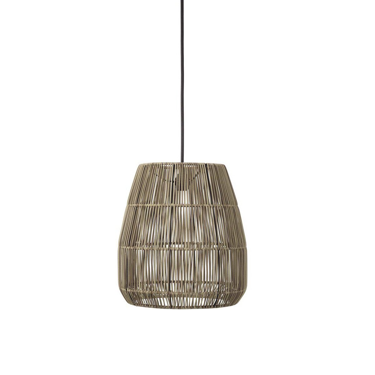 PR Home 6038-2503 Saigon Outdoor Pendelleuchte Polyrattan grau 38cm
