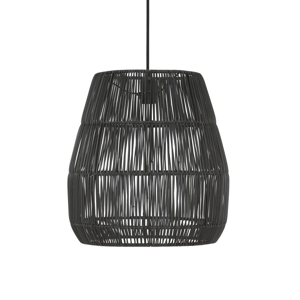 PR Home 7038-2503 Saigon Outdoor Pendelleuchte Polyrattan schwarz 38cm