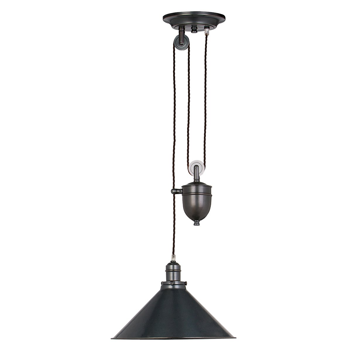 Elstead Lighting Provence 1-Light Rise and Fall Pendelleuchte Alt Bronze