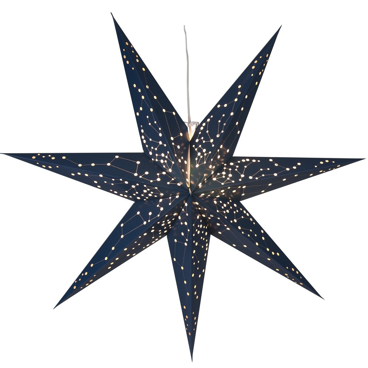 Papierstern Galaxy 100 blau Nr. 231-71