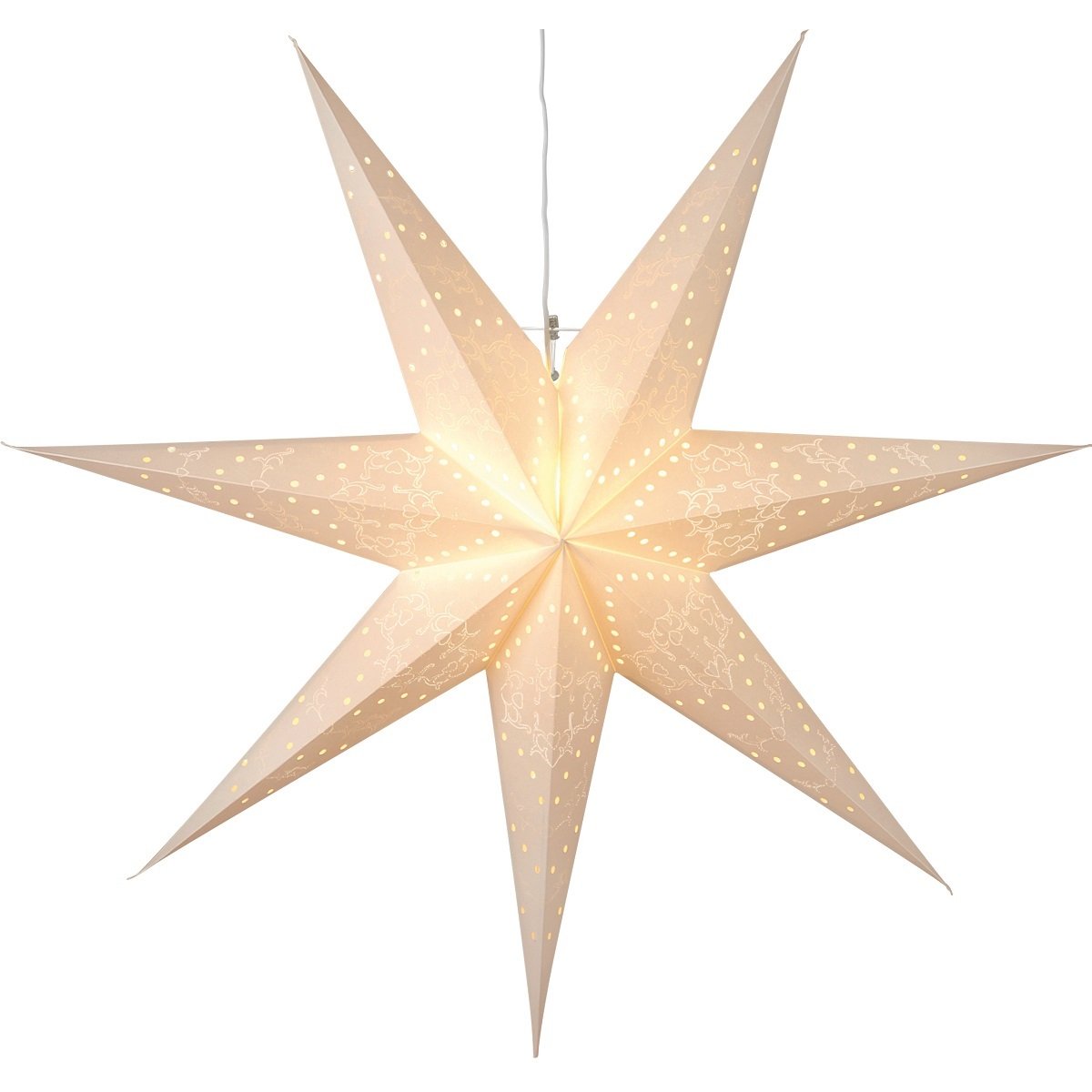 Papierstern Sensy Star 100 Farbe: creme 231-21