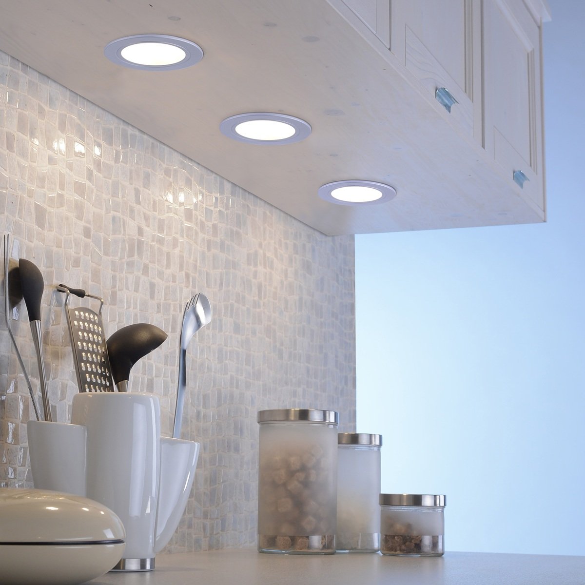 Paul Neuhaus 1150-95 Q-ELLI LED Einbauleuchte aluminium 3er-Set