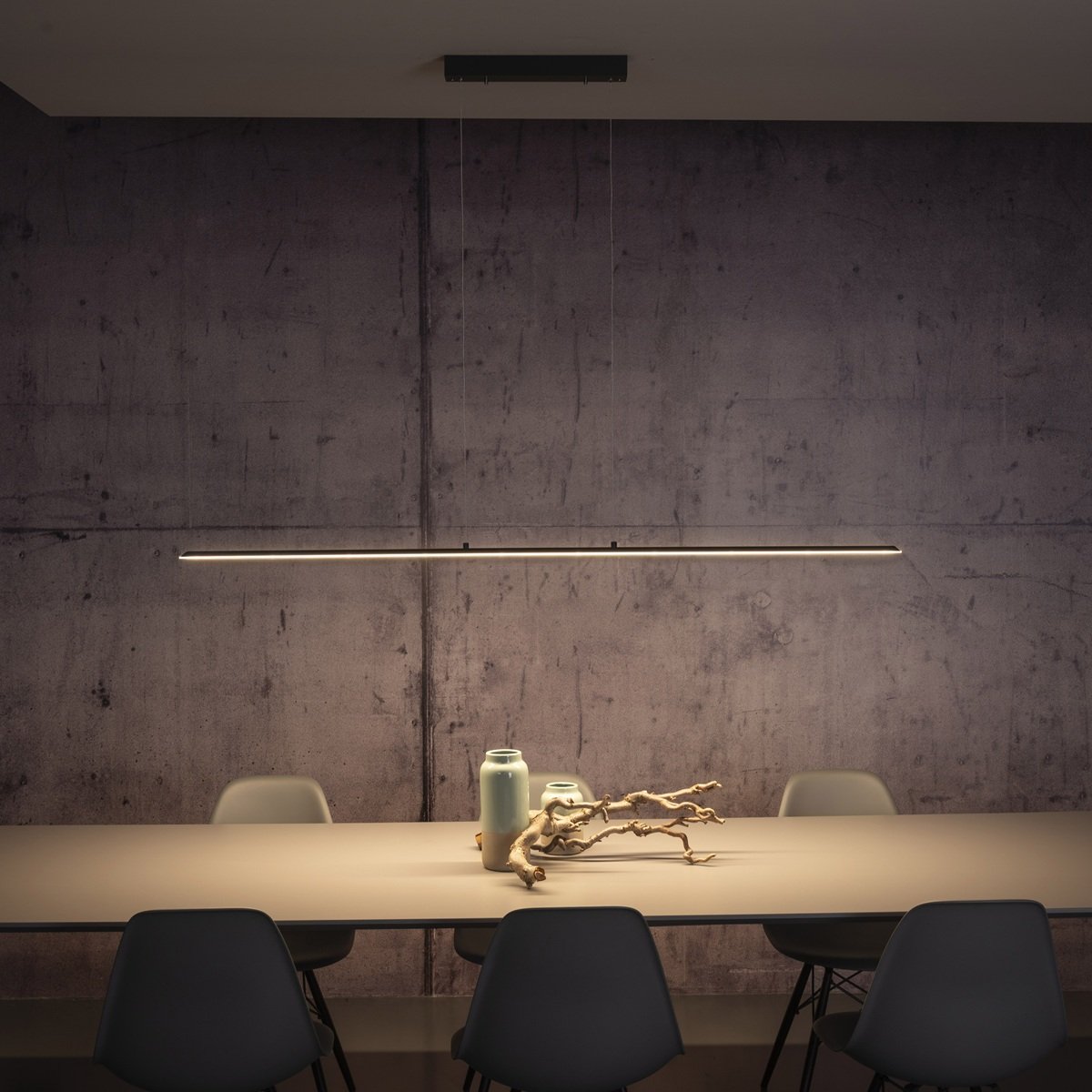 Paul Neuhaus 2302-15 Neuhaus PURE Surface LED Pendelleuchte platin(grau)  3000 K