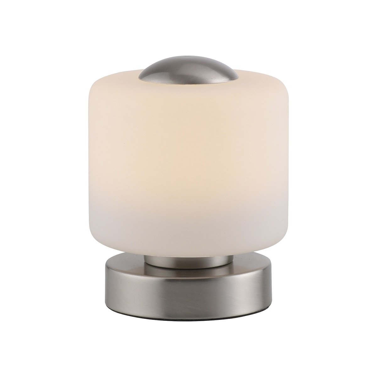 Paul Neuhaus 4037-55 Bota Tischleuchte silberfarben rund Touchdimmer