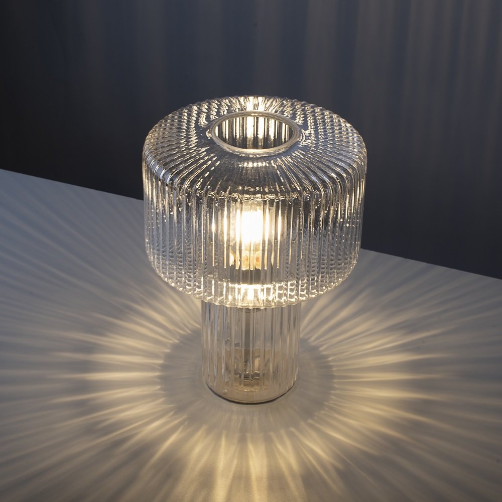 Paul Neuhaus 4092-00 Fungus Tischleuchte transparent --> Leuchten & Lampen  online kaufen im Shop