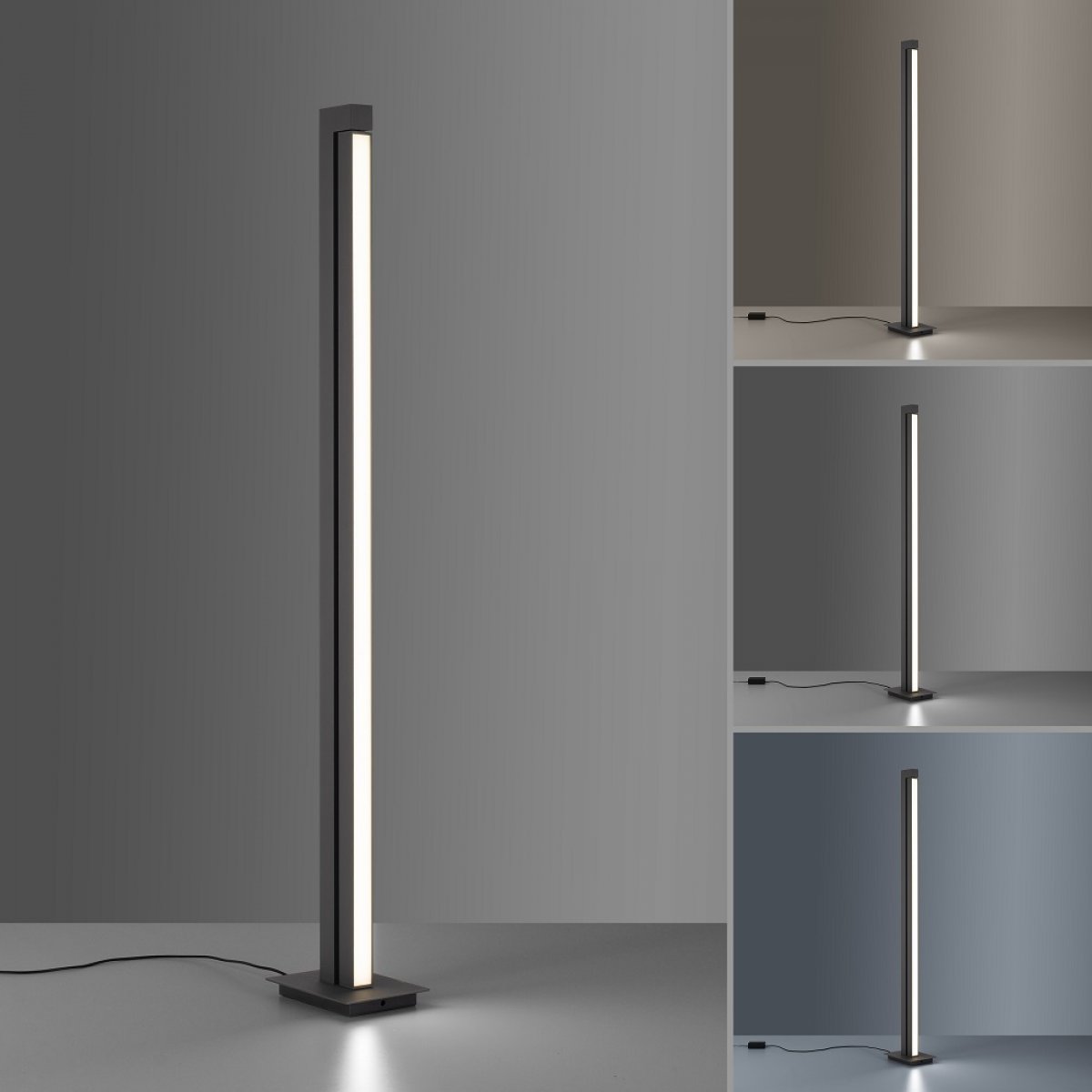 Paul Neuhaus 421-13 PURE-LINES LED Stehleuchte graphite CCT