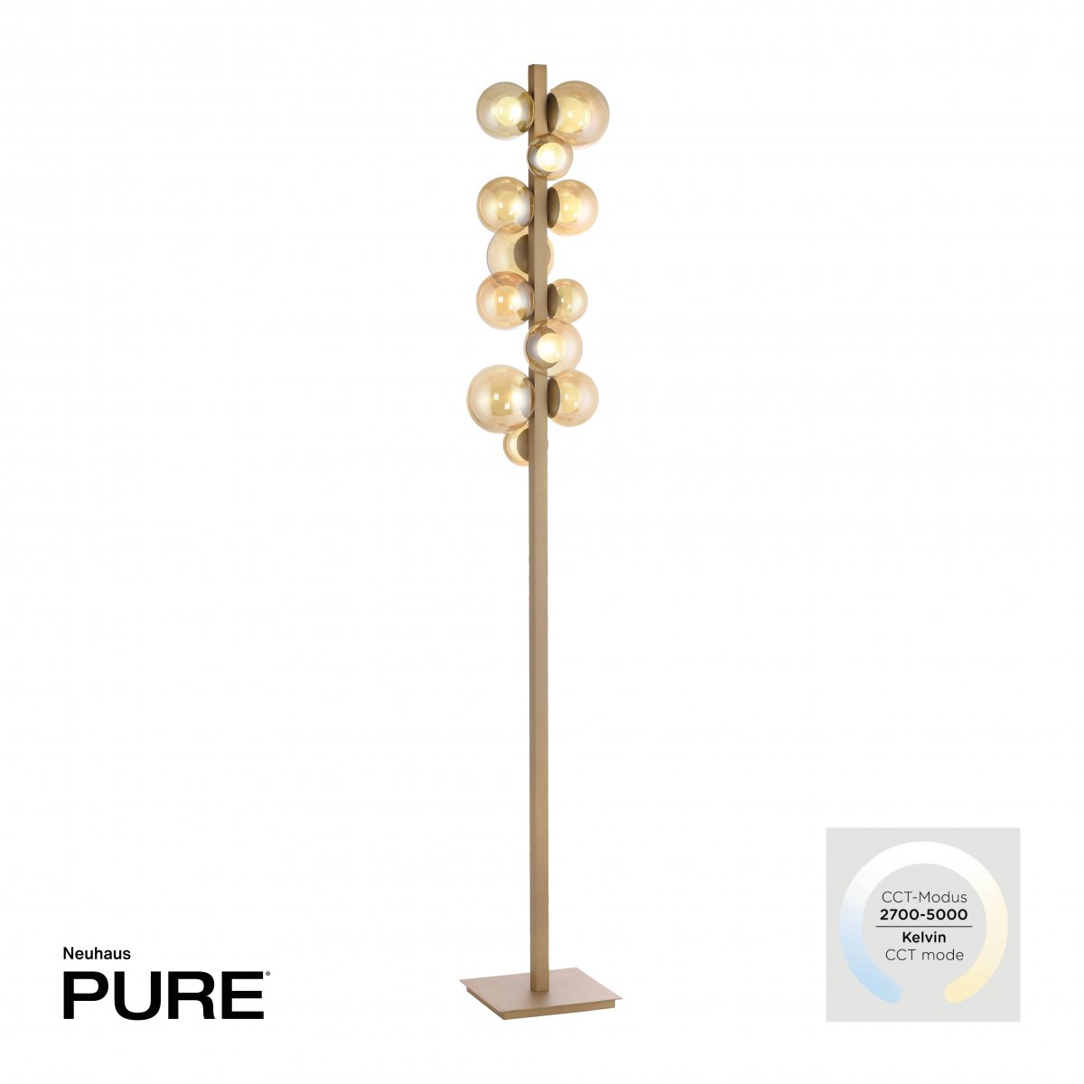 Paul Neuhaus 557-97 Neuhaus PURE Popup LED Stehleuchte bronce