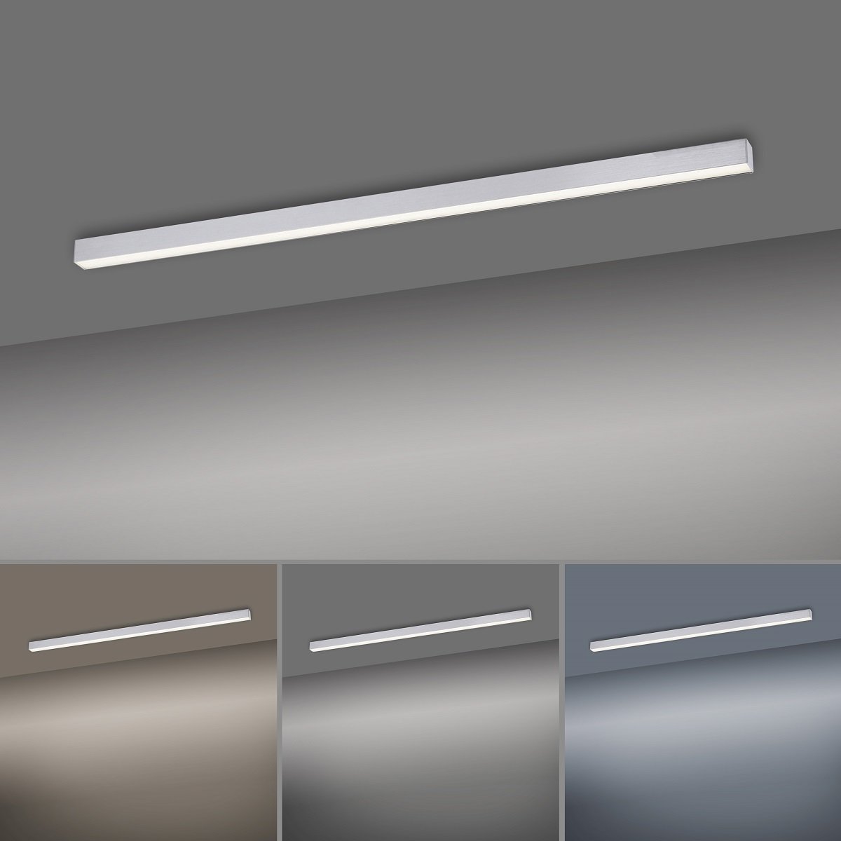 Paul Neuhaus 6021-95 PURE-LINES LED Deckenleuchte diamond (alu) CCT