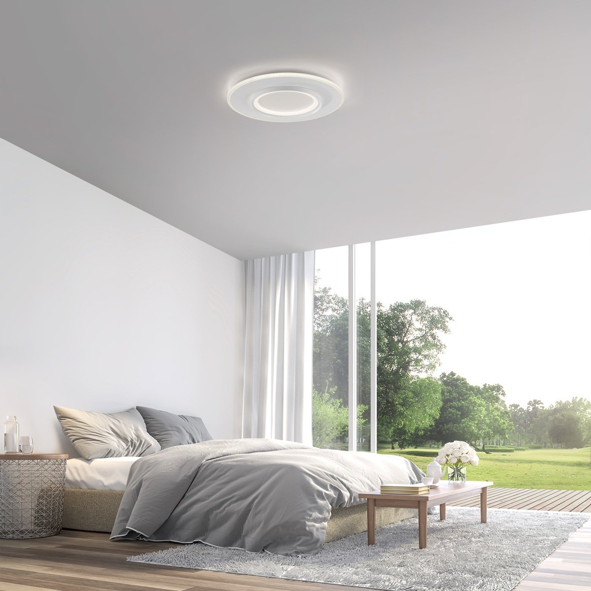 Paul Neuhaus 6503-16 Q-KALINA LED Deckenleuchte weiss