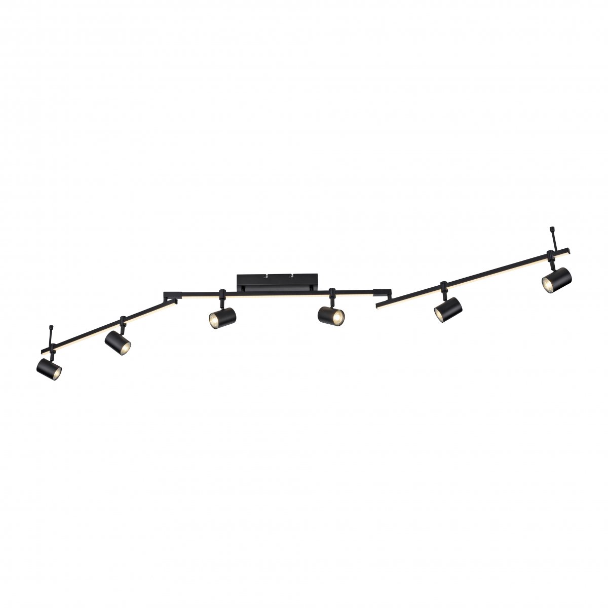 Paul Neuhaus 6526-18 BARIK LED Spotleuchte 6-flammig Schwarz
