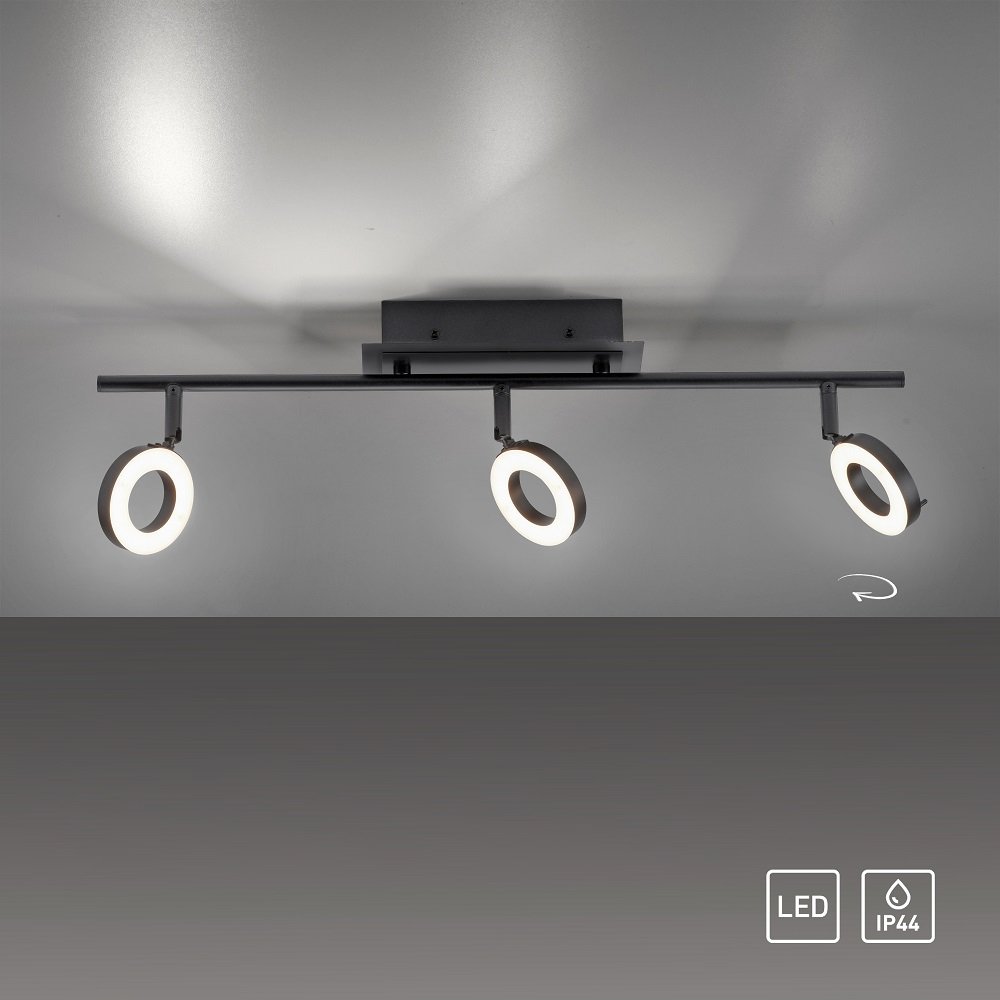 Paul Neuhaus 6785-13 SILEDA LED Deckenleuchte 3-flammig Anthrazit -->  Leuchten & Lampen online kaufen im Shop