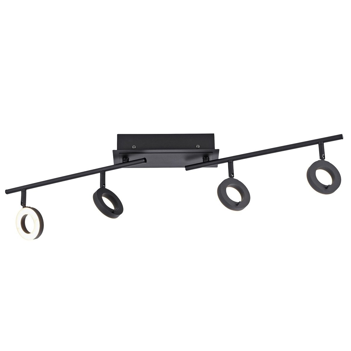 Paul Neuhaus 6786-13 SILEDA LED Deckenleuchte 4-flammig anthrazit