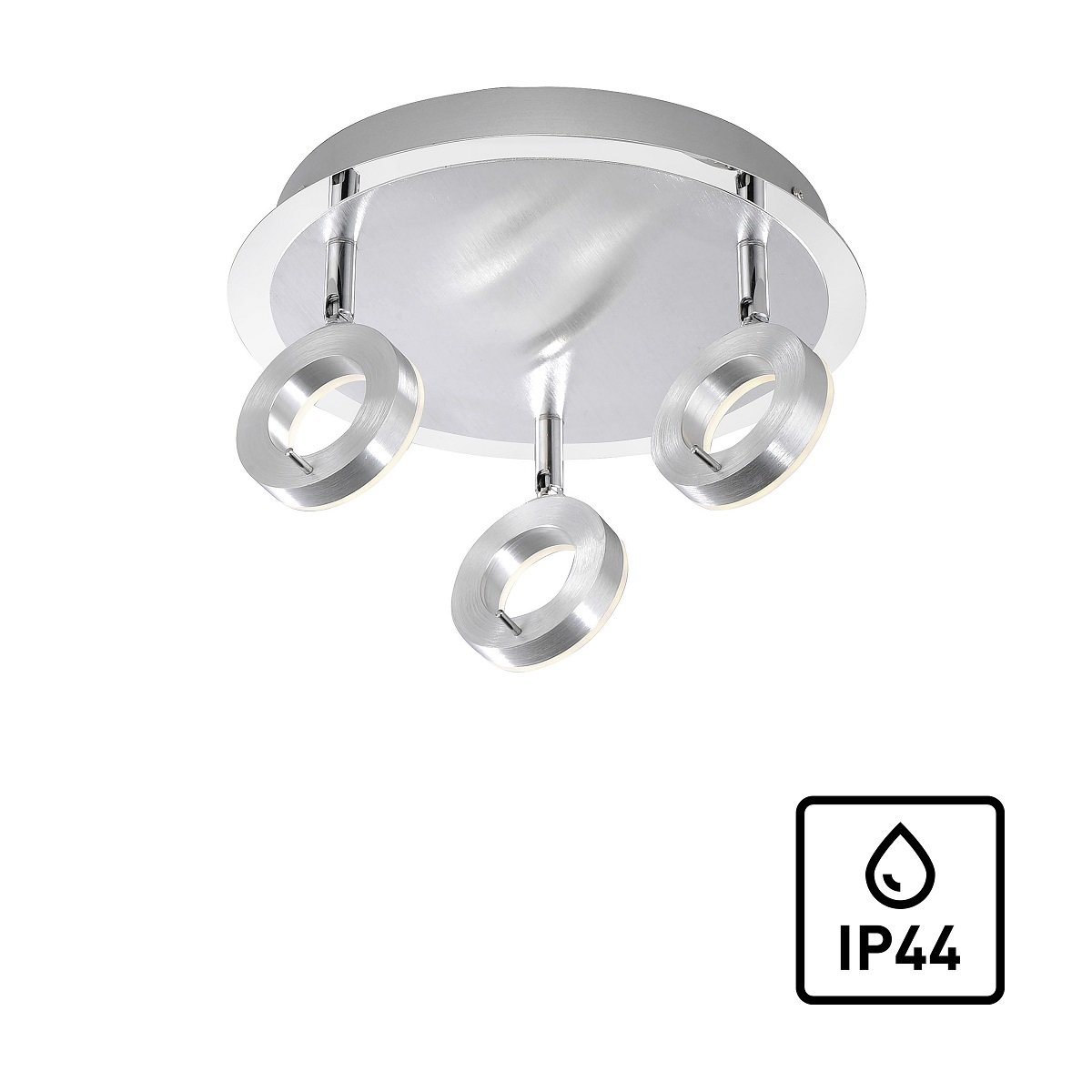 Paul Neuhaus 6788-96 SILEDA LED-Deckenrondell 3-flammig aluminium