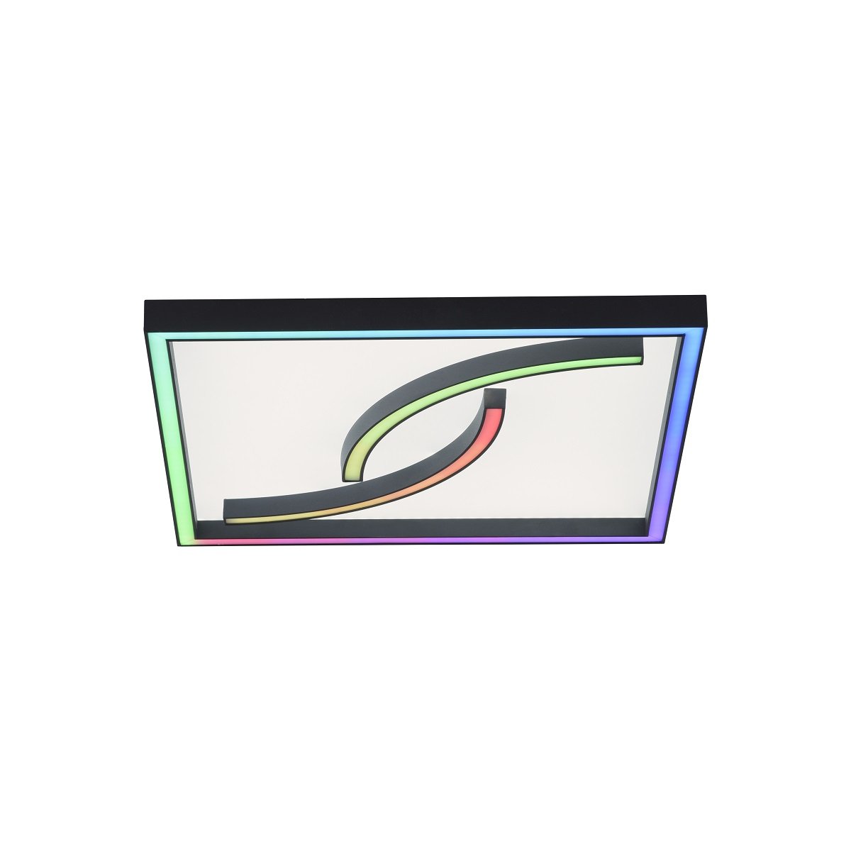 Paul Neuhaus 8275-18 Serpent Deckenleuchte schwarz 45x45cm RGBW