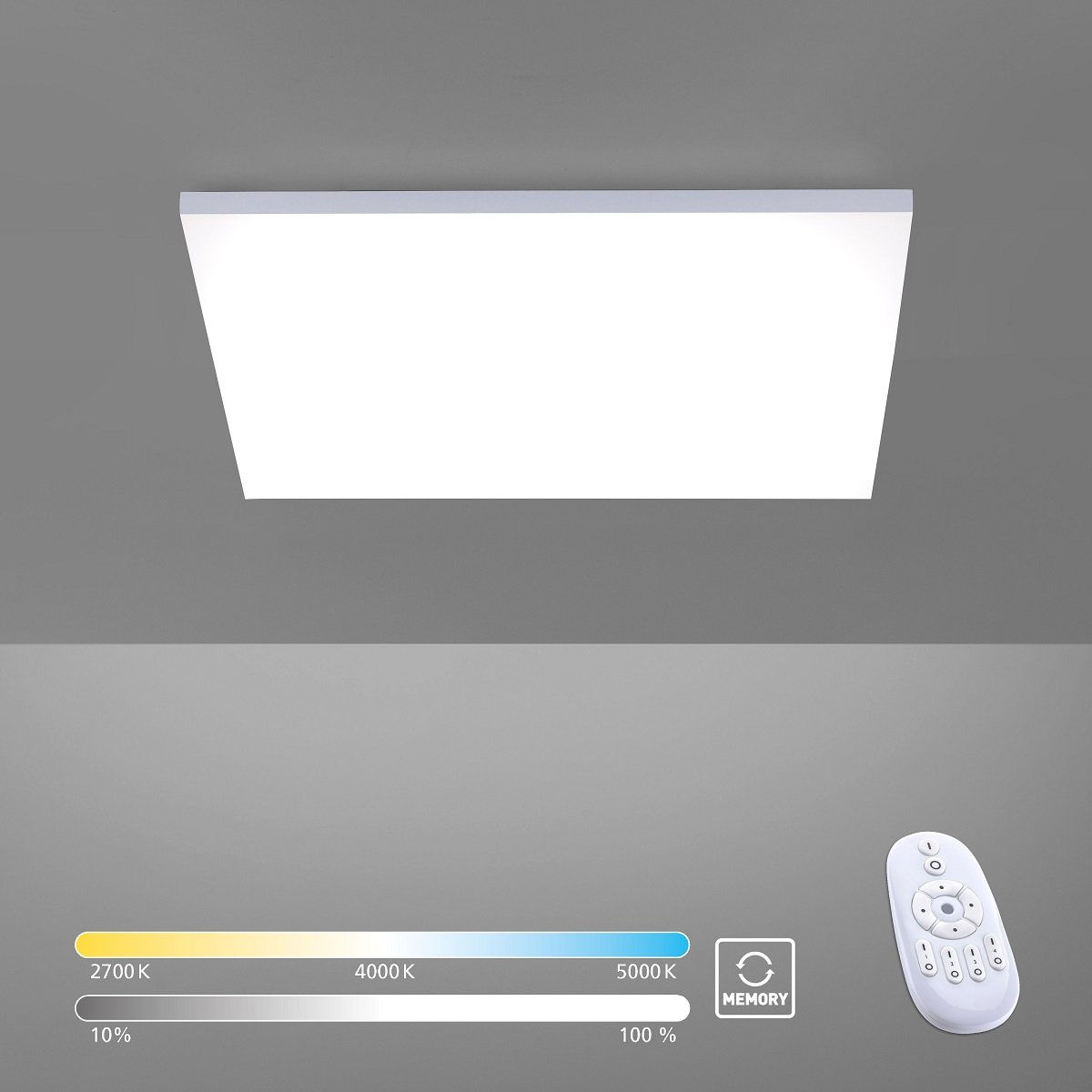Paul Neuhaus 8492-16 FRAMELESS 62 Deckenleuchte weiss