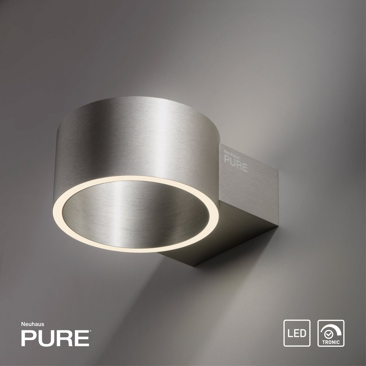 Paul Neuhaus 8561-95 Neuhaus PURE Clipse LED Wandleuchte diamond (alu)