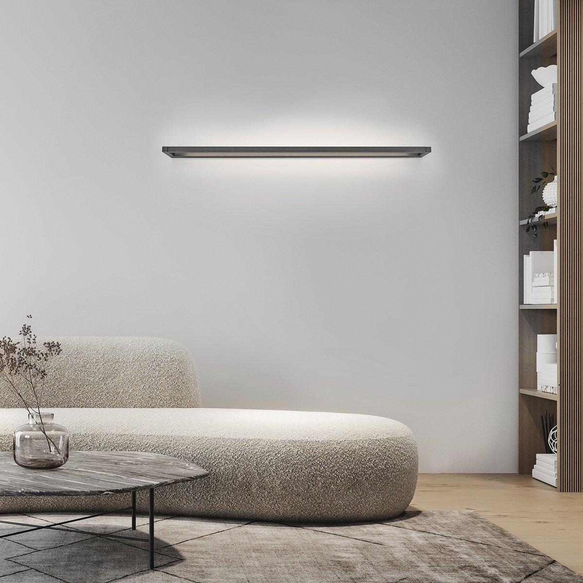 Paul Neuhaus 9114-15 Neuhaus PURE Puro LED Wandleuchte platin 3000K