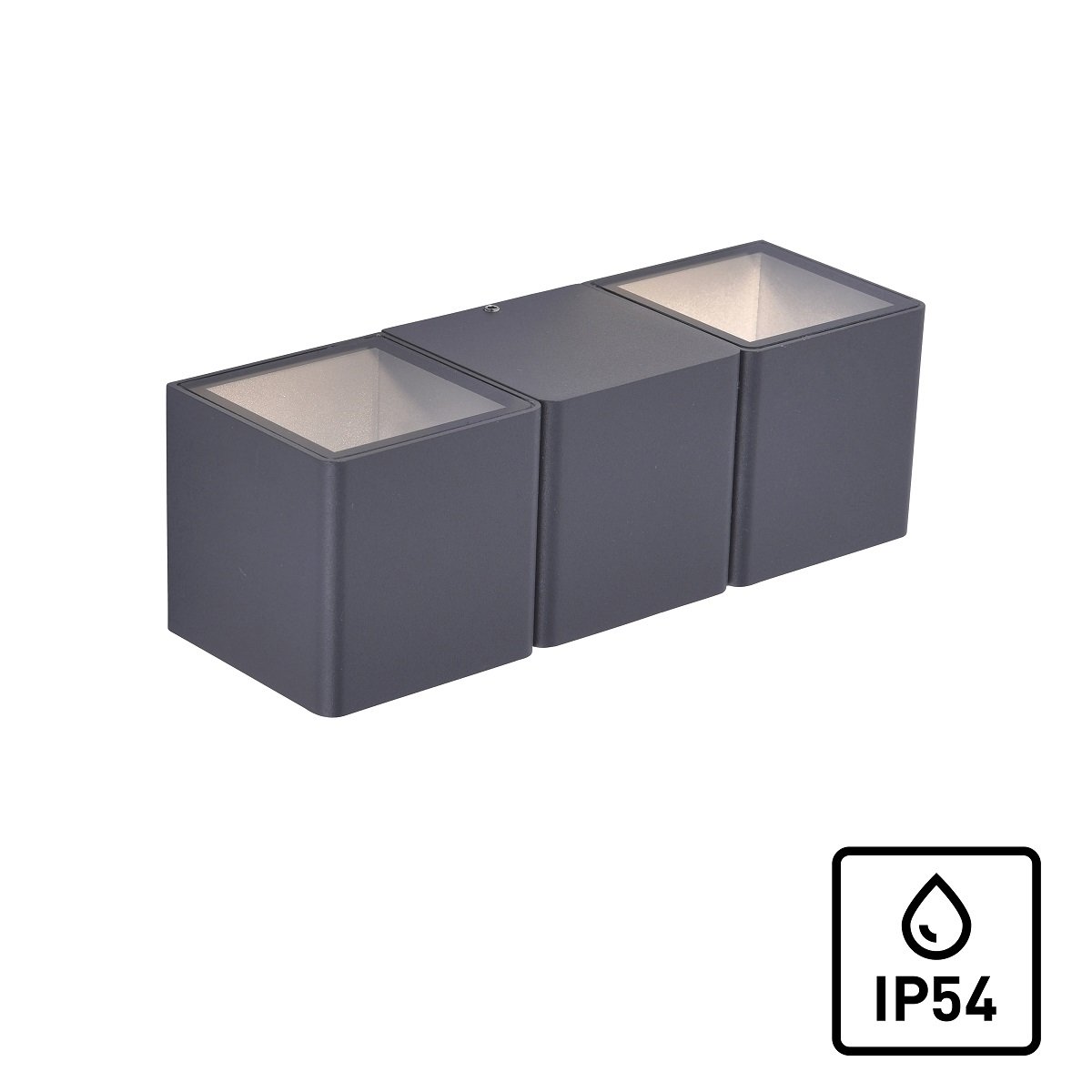 Paul Neuhaus 9658-13 LED Wandleuchte 2-flammig 3000K IP54