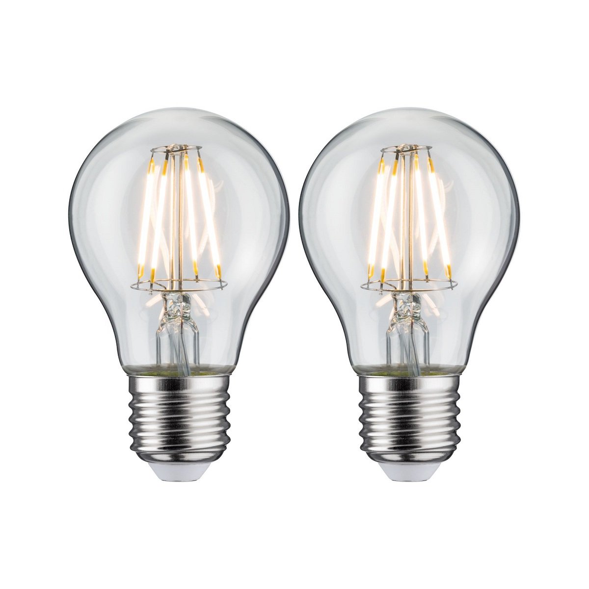 Paulmann 28856 LED Filament Birne 2x5W E27 Klar Warmwei�