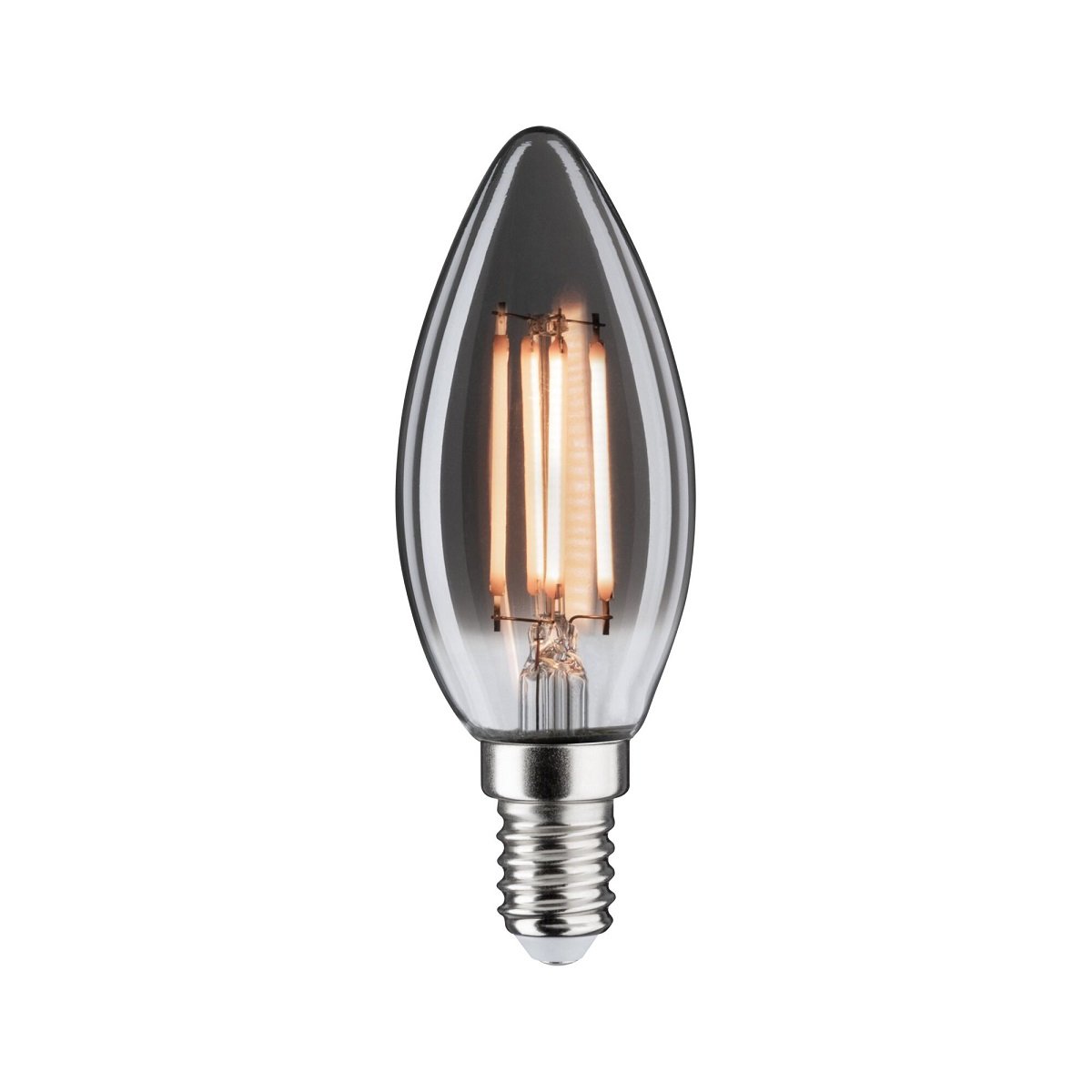 Paulmann 28862 LED Kerze E14 4W 145lm 1800K Rauchglas dimmbar