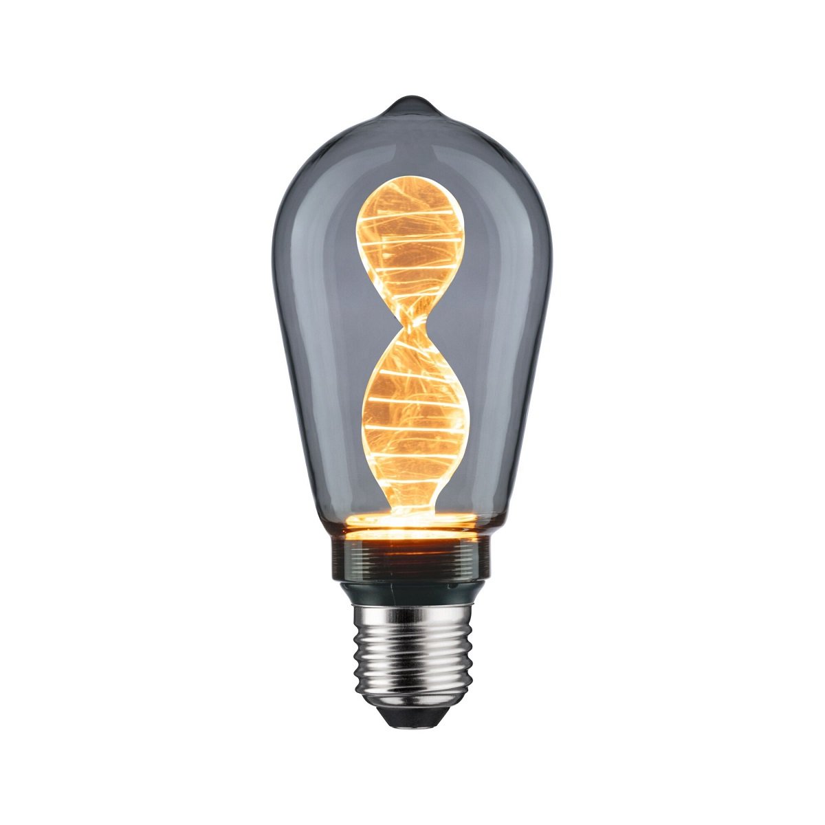 Paulmann 28886 LED Kolben Helix E27 Inner Glow Edition 1800K Rauchglas
