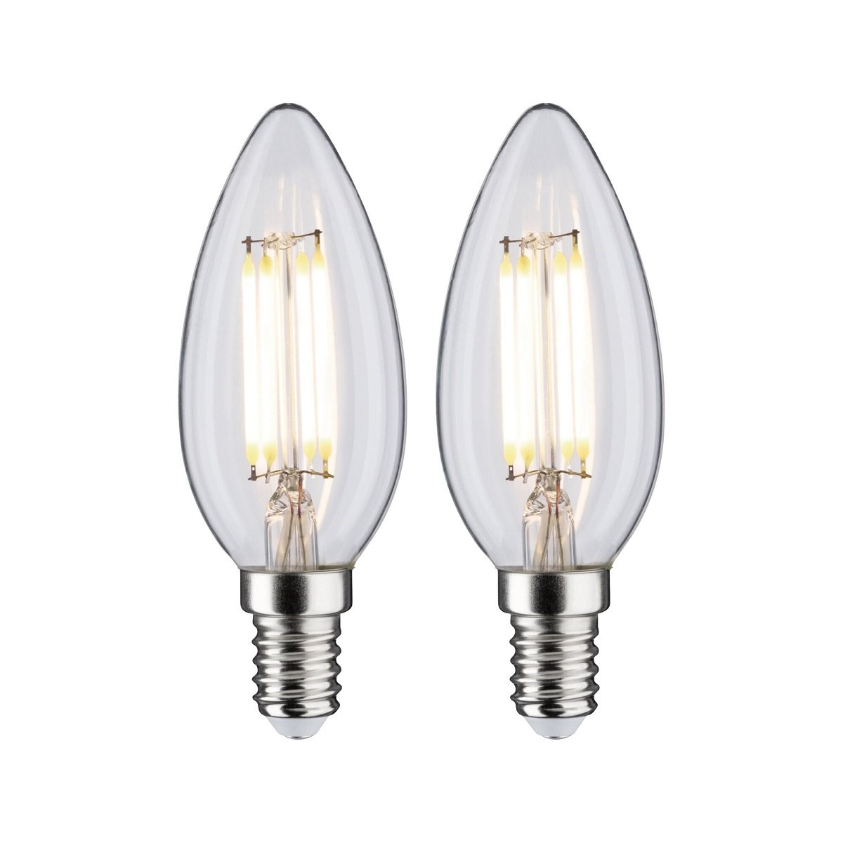 Paulmann 28916 LED Kerze Filament E14 230V 4000K Matt 2-Set