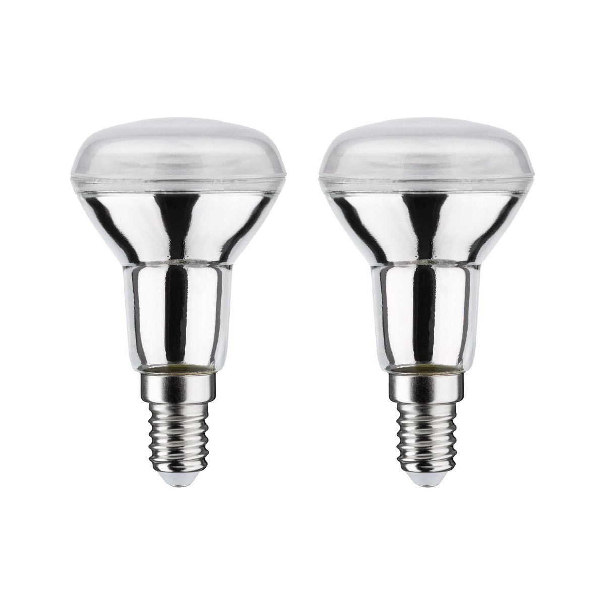 Paulmann 29049 LED Reflektor R50 2er-Pack E14 420lm silber 2700K