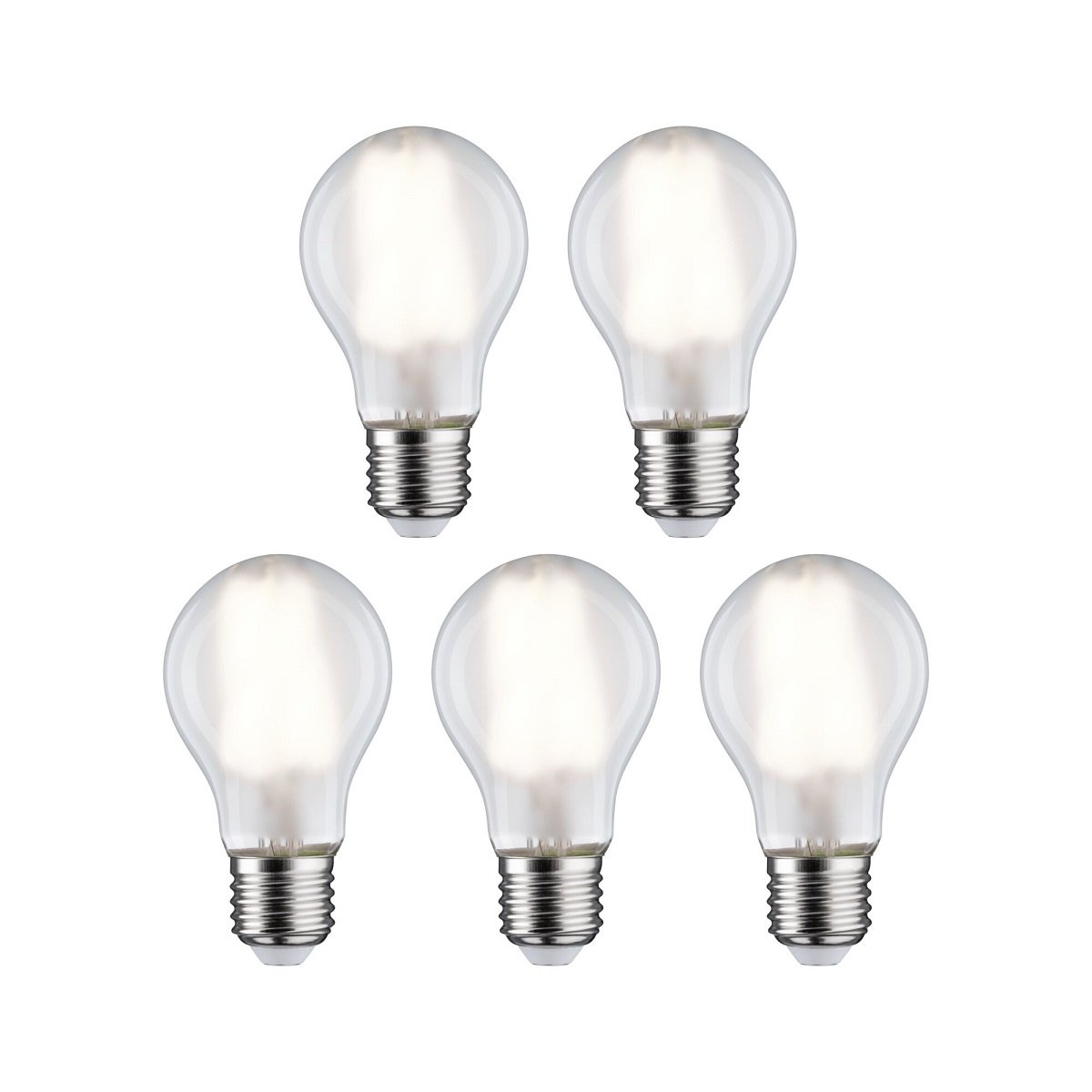 Paulmann 29091 Filament 230V LED Birne E27 5er Pack 4000K matt