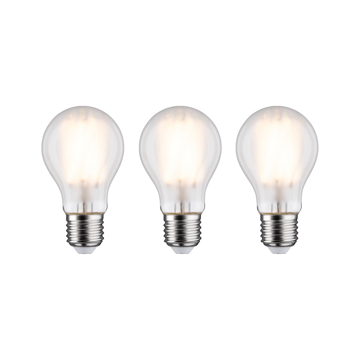 Paulmann 29092 Filament 230V LED Birne E27 3er Pack 2700K matt
