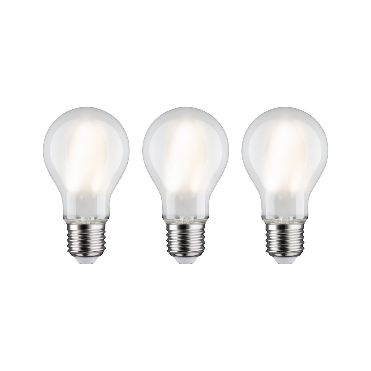 Paulmann 29093 Filament 230V LED Birne E27 3er Pack 4000K matt