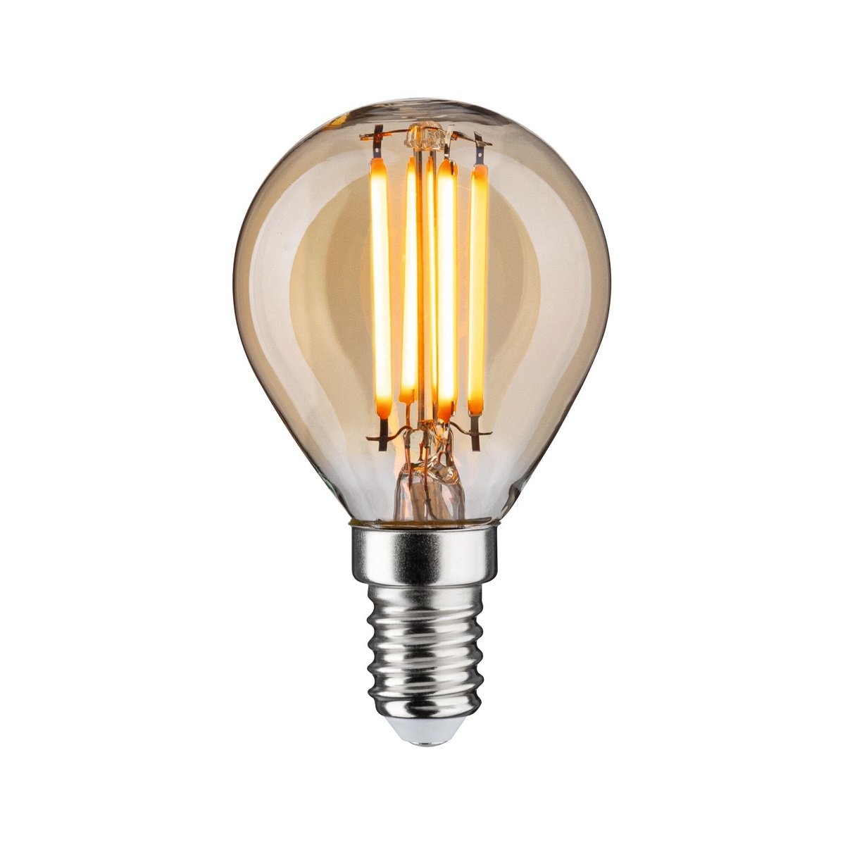 Paulmann 29190 Filament 230V LED Tropfen E14 450lm 1800K Gold 3-Step-Dim