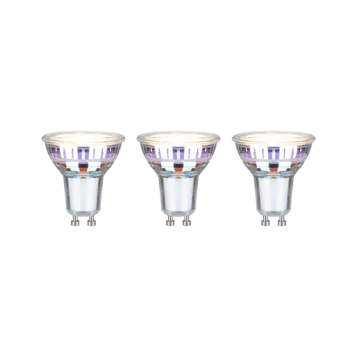 Paulmann 29193 Standard 230V LED Reflektor Eco-Line 3er-Set GU10 450lm 3000K silber
