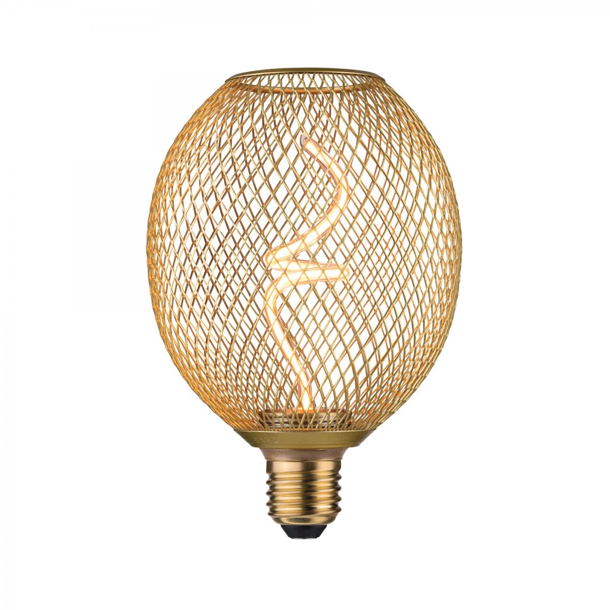 Paulmann 29259 LED Lichtquelle Globe Metallic Glow E27 Goldlicht messing dimmbar