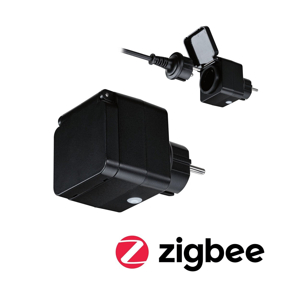 Paulmann 50138 Smart Plug Outdoor Zwischenstecker Schwarz IP44