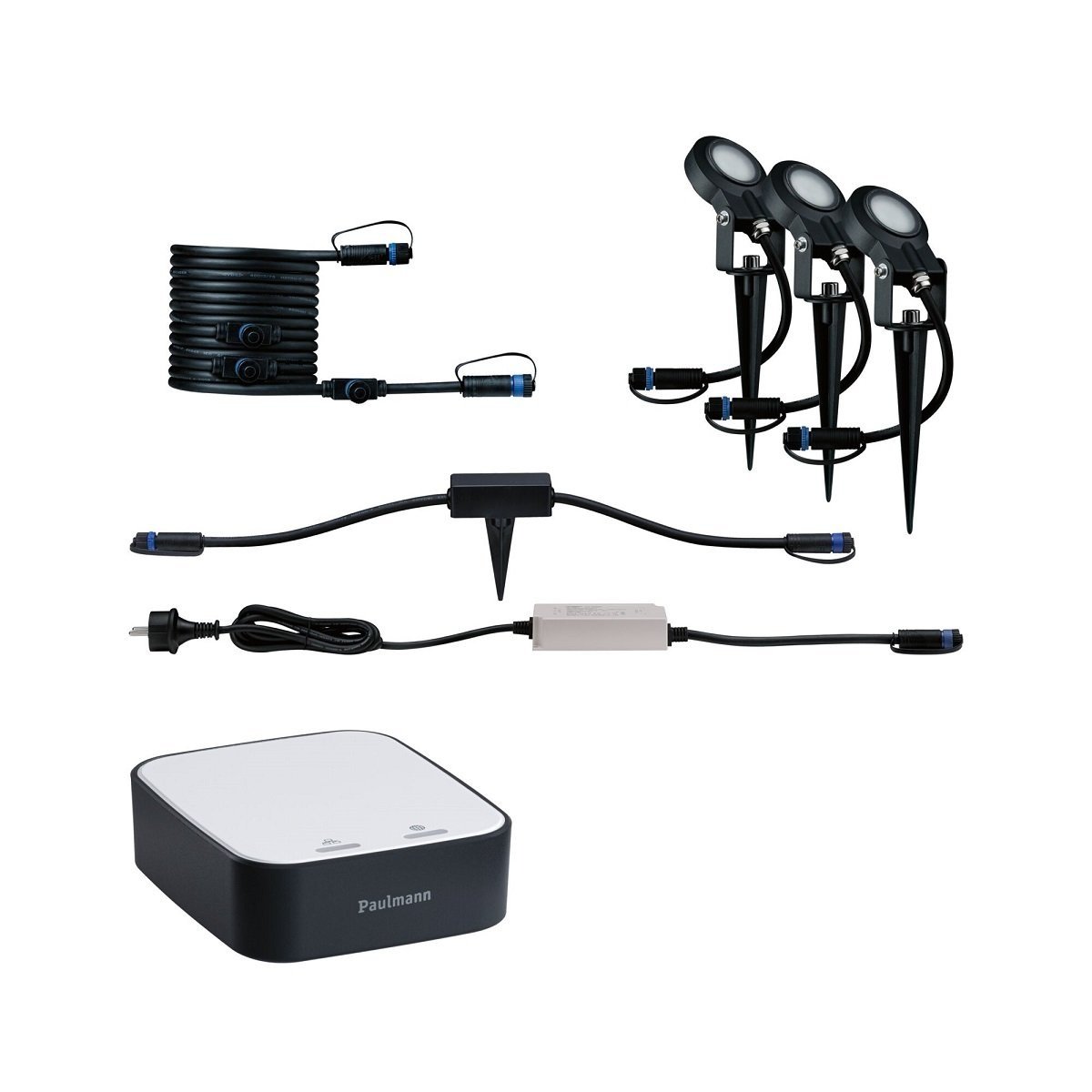 Paulmann 5173 Bundle Zigbee smik Gateway Plug & Shine Basis Set Sting IP67