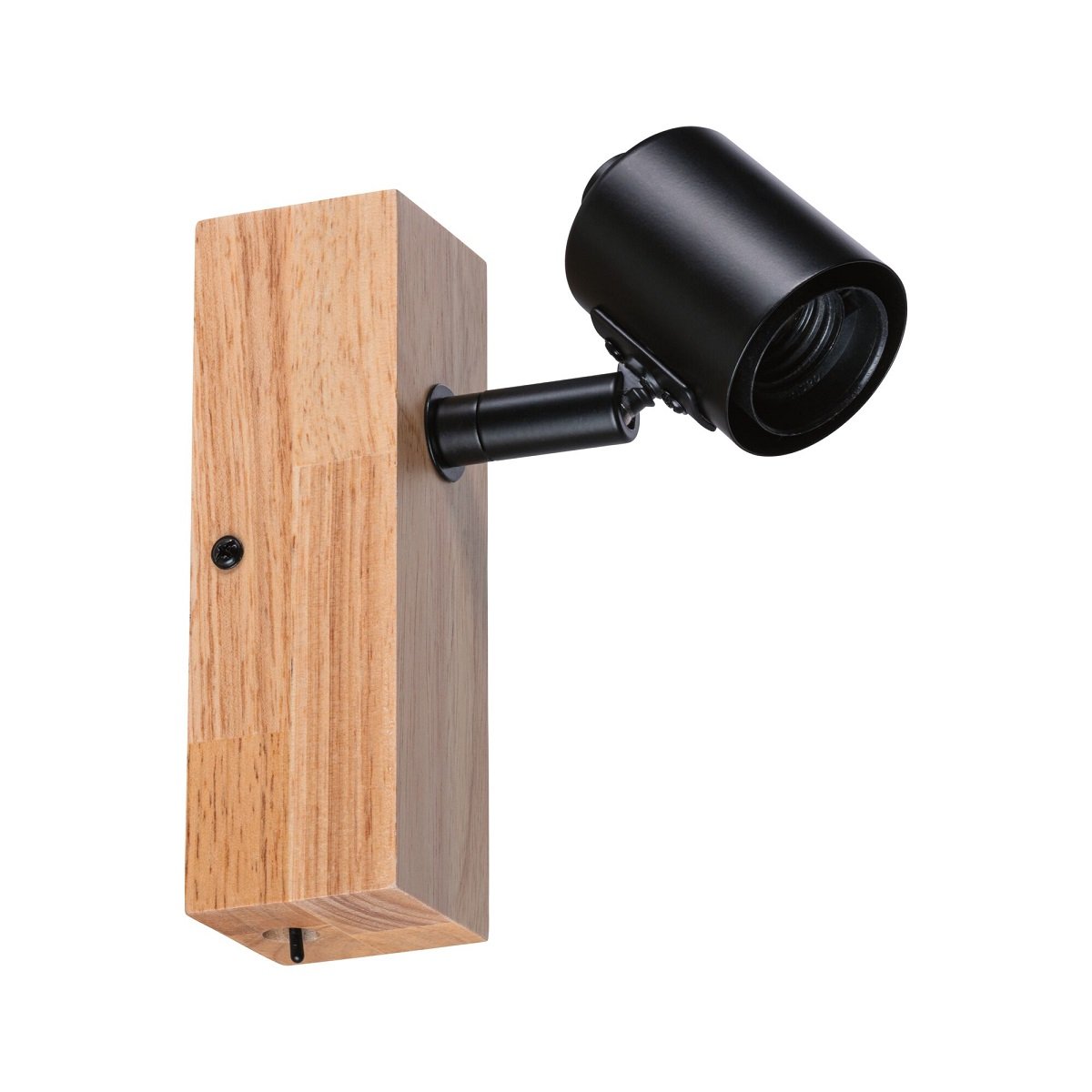 Paulmann 66770 Spotlight Arvid 1-flammig E27 230V max.20W Schwarz Holz