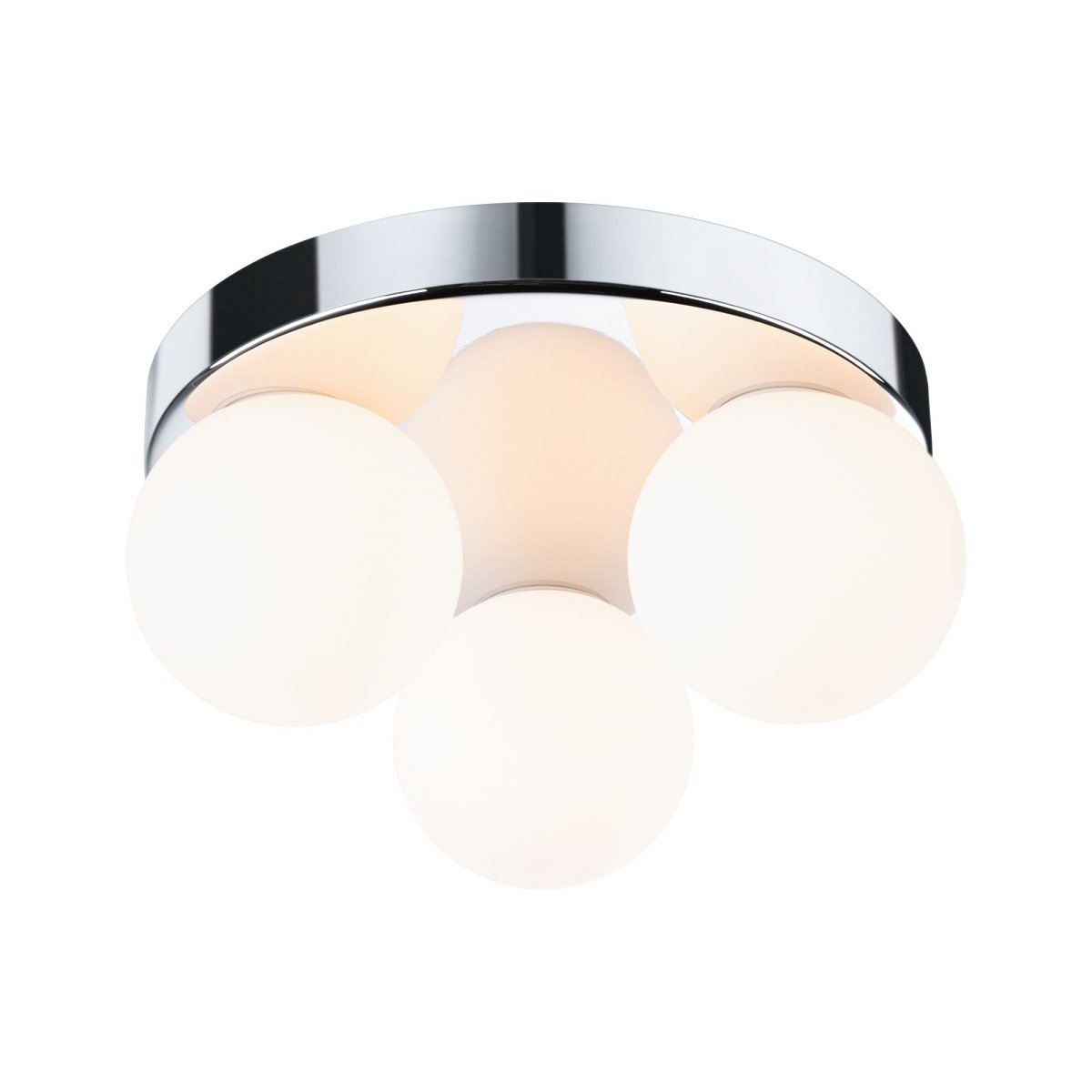 Paulmann 71062 Selection Bathroom Deckenleuchte Gove Chrom Satin 3-flammig G9 IP44