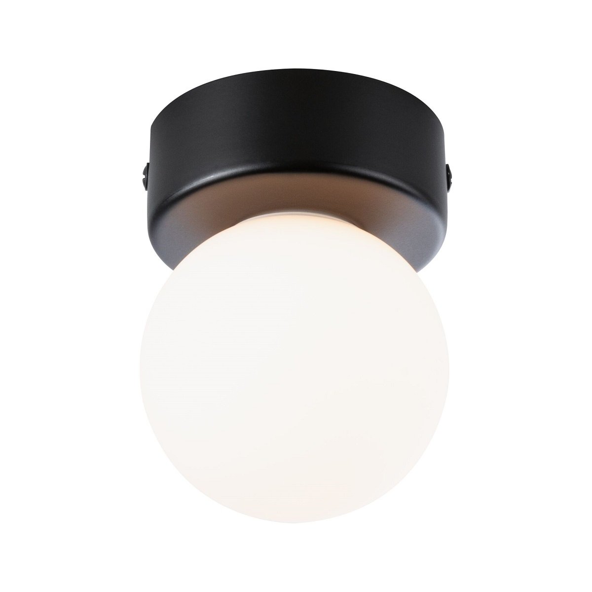 Paulmann 71068 Selection Bathroom Deckenleuchte Gove 8cm Schwarz Satin G9 IP44