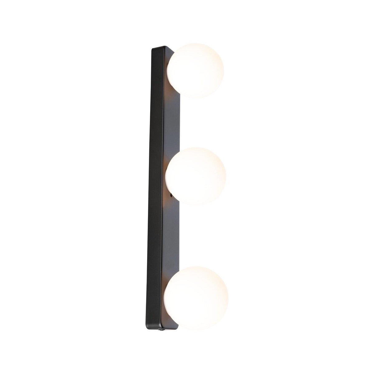 Paulmann 71070 Selection Bathroom Wandleuchte Gove Schwarz Satin 3-flammig G9 IP44