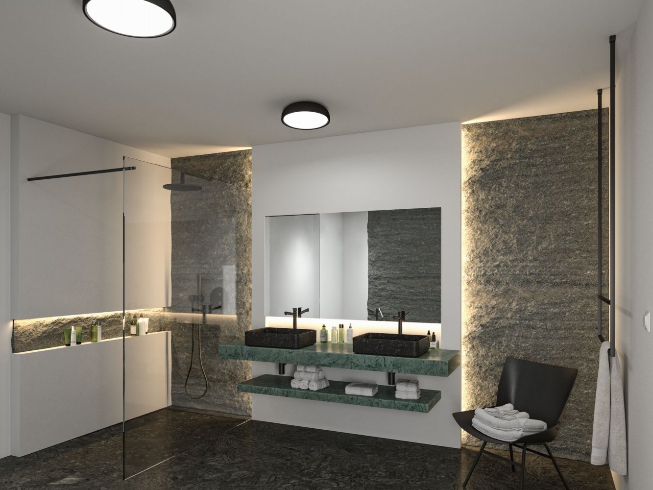 Bathroom matt IP44 Switch Lampen Oka Deckenleuchte --> 71084 White Paulmann Leuchten & LED online Selection Schwarz