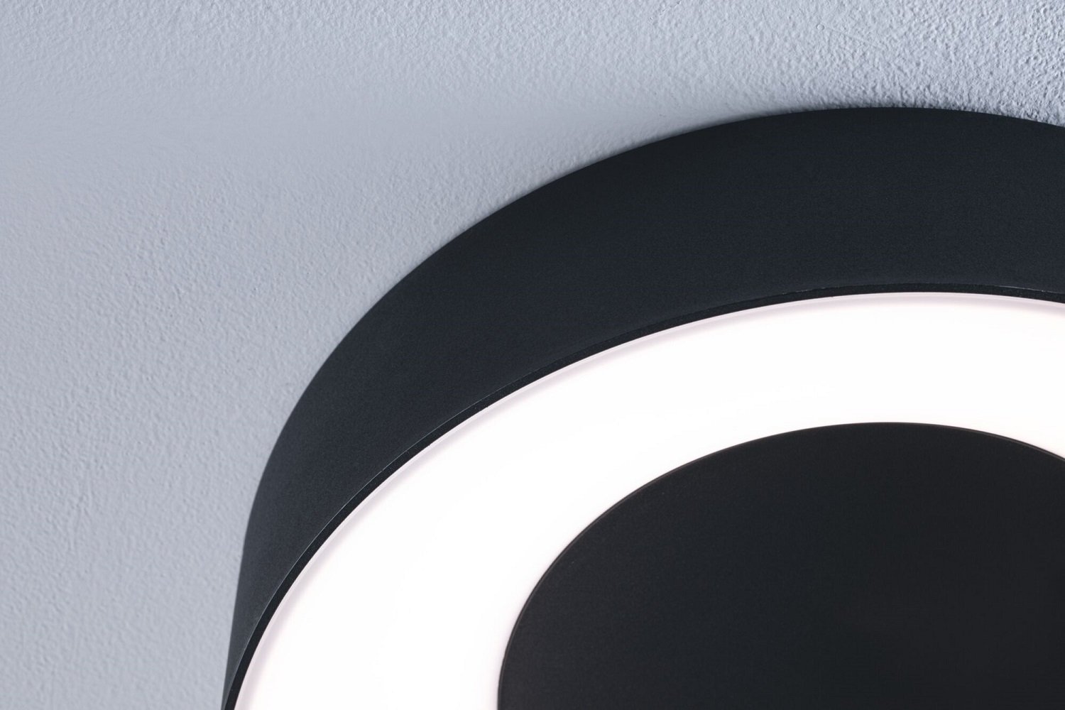 Paulmann 71096 LED Deckenleuchte Casca schwarz matt IP44 White Switch 30cm  --> Leuchten & Lampen online kaufen im Shop