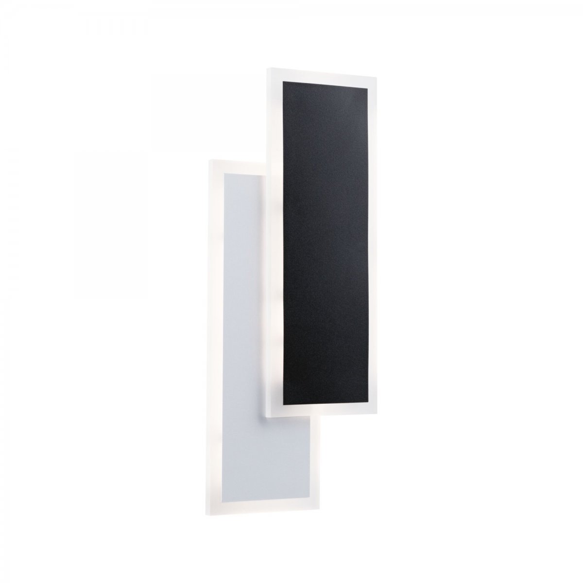 Paulmann 71167 LED Wandleuchte 2Form rechteckig Wei� Schwarz 4000K 1070lm
