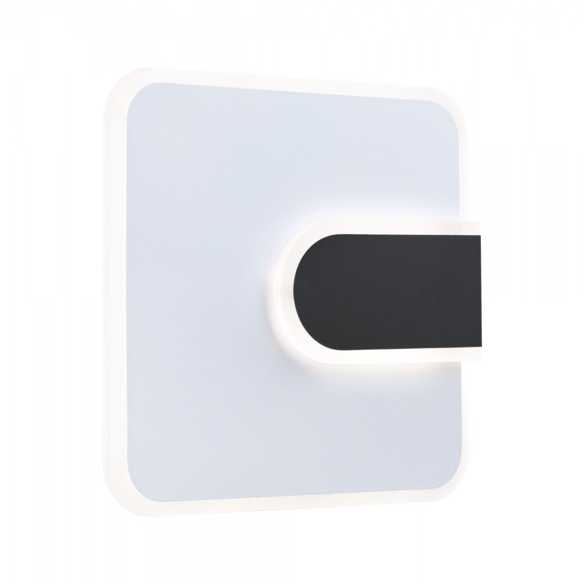 Paulmann 71168 LED Wandleuchte 2Form quadratisch Wei� Schwarz 4000K 1520lm